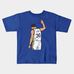 Steph 3 Point Celebration Kids T-Shirt